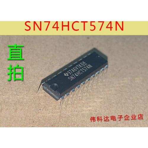 Xinyuan 10PCS/LOT SN74HCT574N 74HCT574N 74HCT574 DIP DIP-20 OCTAL EDGE-TRIGGERED D-TYPE FLIP-FLOPS WITH 3-STATE OUTPUTS