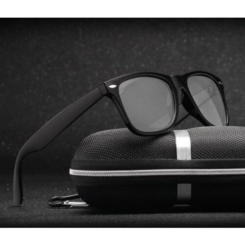 Polarized Photochromism Hiking Sunglasses Change Color Men Women Outdoor Driving Polaroid Sun Glasses Square Frame Anti-UV