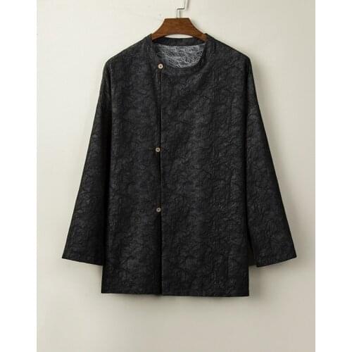 Traditional Chinese Clothing For Men Tang Suit Shanghai Tang Suit Blouse Clothes Hanfu Men Chinese Top Male Cheongsam Top KK3294