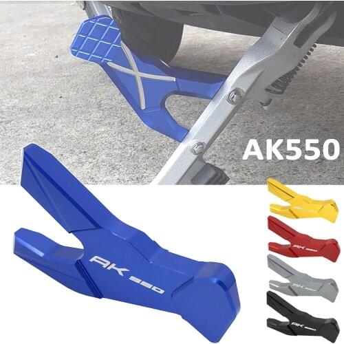 2017-2020 Motorcycle Kickstand Foot Side Stand Extension Pad Support Plate For KYMCO AK550 AK 550