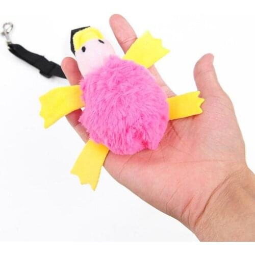 Funny Dog Chew Toy Squeaky Jumping Stuffed Duck Pet Toys For Dogs Bite Resistant Plush Animal Tnteractive Toys Pet Accessories