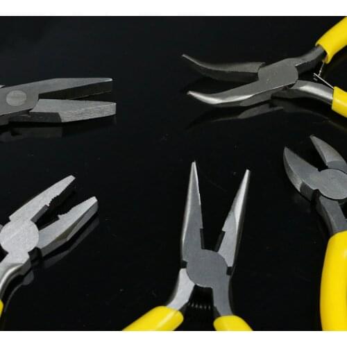 1Pcs Pliers Long Nose Diagonal Mini Top Cutting Repair Tool Household Practical Nipper Hand Tools Electrical Wire Cable Cutters