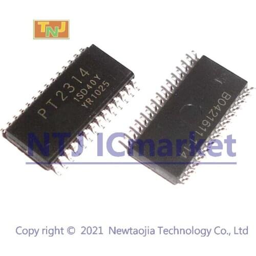 10 PCS PT2314L SMD PT2314 Channel Input Audio Processor IC CHIP
