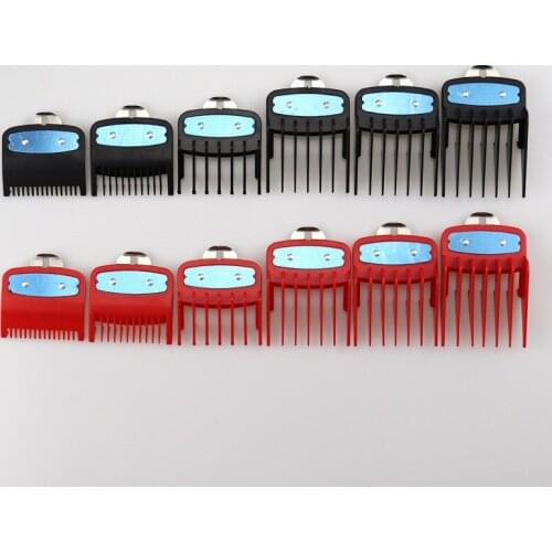 6PCS Limit Comb Guide Cutting Guard Attachment Kit for WAHL Hair Clipper for Barbers