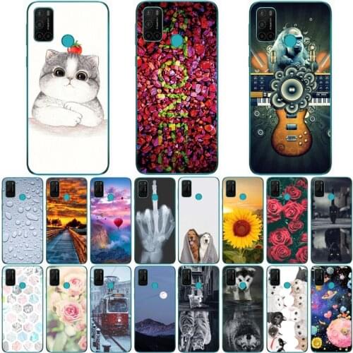 For VSMART JOY 4 Case Wolf Silicon TPU Fundas for Vsmart Joy 4 Cat Animal Shell Bag Housing Phone Cases