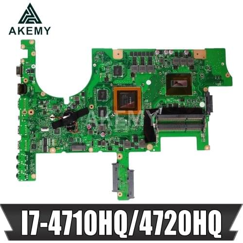 G751JY Laptop motherboard for ASUS ROG G751JT original mainboard I7-4710HQ/4720HQ GTX970M
