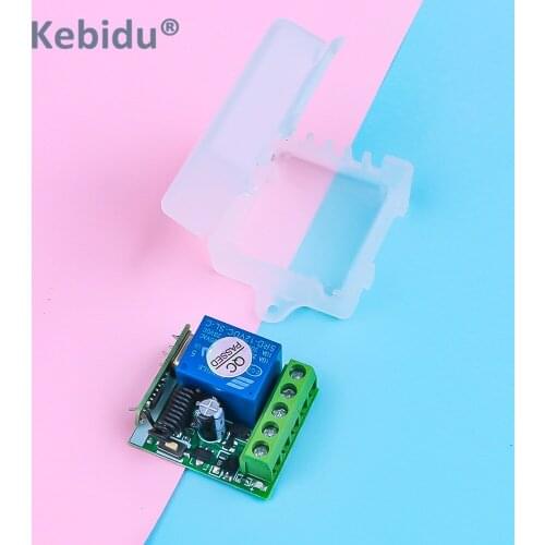 Kebidu Portable DC 220V 10A 1CH RF 433MHz Wireless Remote Control Switch Receiver Module Kit