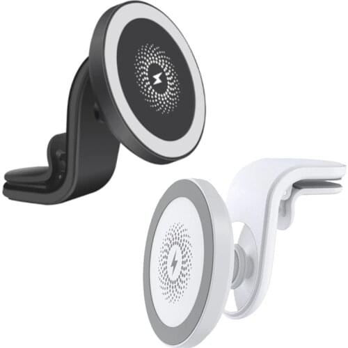 Magnetic Wireless Car Charger Mount Stand for iPhone 12 Mini 12 Pro Max for 15W Fast Wireless Charger