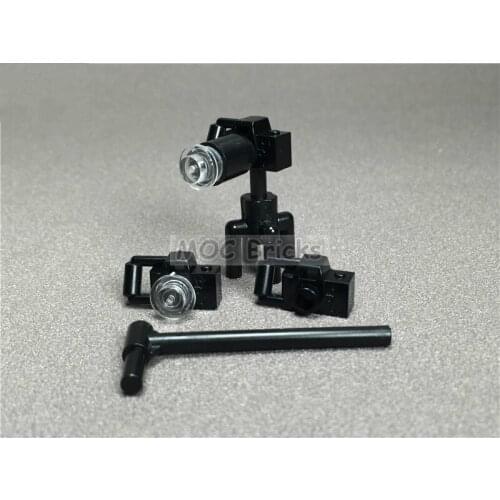 20sets/lot MOC Bricks DIY Camera Set photograph Black Bar 5L with Handle fit with 87618 Building Blocks Action figure kids gift