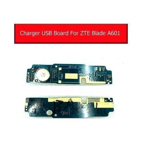 Genuine Microphone & Vibrator Board For ZTE Blade A601 BA601 Microphone Connector Jack Board Module Replacement Repair parts