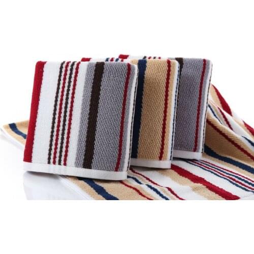 Drop Shipping YMQY Thicker Stripe Pattern Soft 100% Cotton Large Bath Beach Towel Bathroom Absorbent Bath Towel 180*90cm