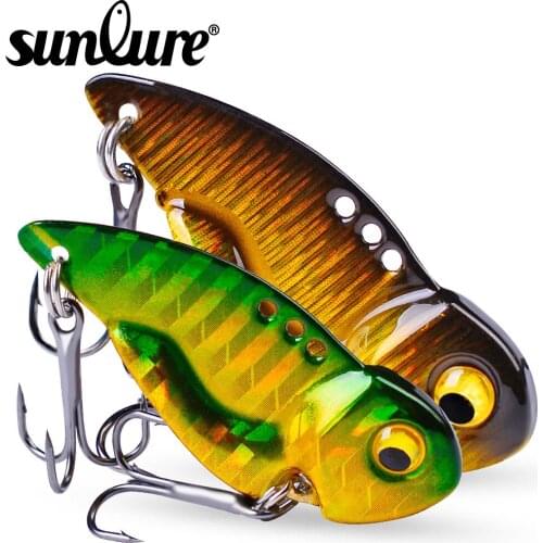 VIB sunlure 1pc 3D Eyes Floating Minnow 5g-8g-14g-20g Spoon Painting Fishing Lure Hard Bait Fishing Tackle Treble Hook