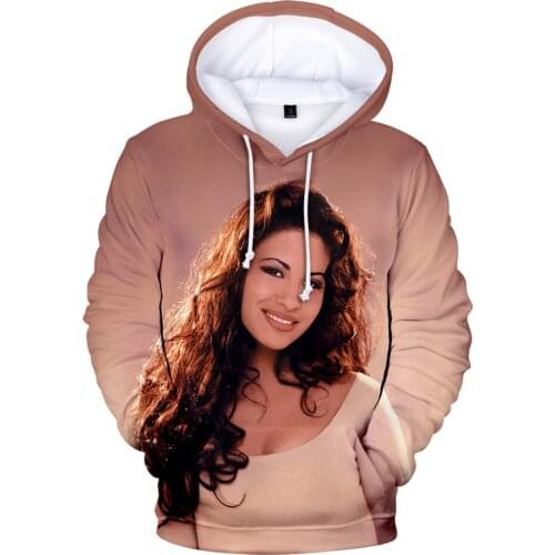 Singer selena quintanilla hoodies Sweatshirt girl/boy long sleeve autumn warm hoodies Hip hop streetwear youth tops Women Hoodie
