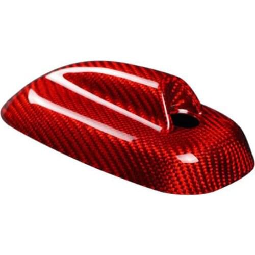 Carbon Fiber for Mini Cooper F55 F56 Car Roof Shark Fin Decorative Aerial Antenna Base Cover Sticker Trim Accessories