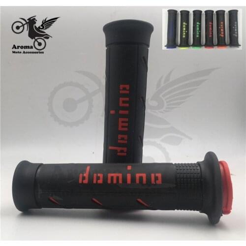 Soft rubber universal motorbike handle grips scooter handle bar racing parts motocross grip for domino husqvarna KTM dirt pit bike handlebar 22MM 24MM universal handle bar racing moto grips motorcycle accessories