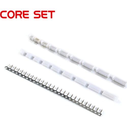 10 Sets 1.25mm Pitch Connector Micro JST Vertical Right Angle Pin 2 3 4 5 6 7 8 9 10P ( Pin Header + Housing + Terminal )