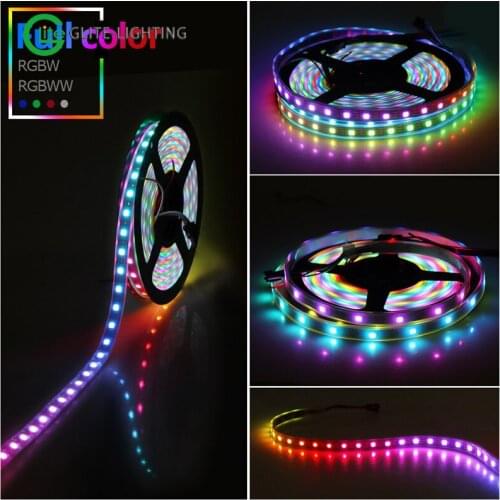 WS2815 LED light strip 5050 smart pixels addressable dual signal RGB full color LED strip DC5V/12V