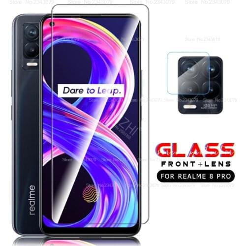 For realme8 pro protective glass for realme 8 pro realmy 8 8pro screen protector on appo realme8pro safety glass film