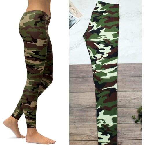 SEASHY Women Naked Feeling Yoga Leggings Cat Camo Printed High Waist Activewear Pants For Women Elastic Push-Up Jeggings Femme