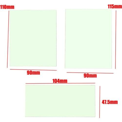 1Pc Welding Hood Helmet Solar Automatic Large Clear Lens Mask Cover Argon Arc Welding Cap Lens 104x 47.5mm/110x90mm/115x90mm