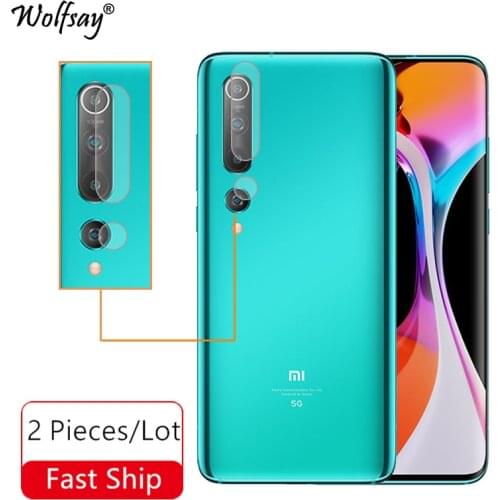 2pcs Back Camera Tempered Glass for Xiaomi Mi 10 Pro Lens Screen Protector for Xiaomi Mi 10 Pro Mi10 Full Glue Anti-scratch Film