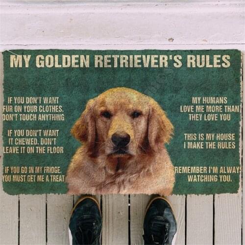 3D Printed My Golden Retrievers Doormat Non Slip Door Floor Mats Decor Porch Doormat
