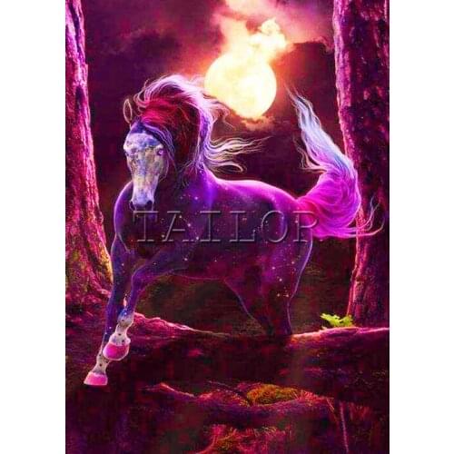 5d diamond painting kit set complet cuadros landscape horse unicorn art full square embroidery Cross stitch mosaic dirll drawing