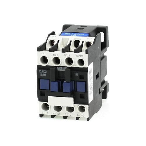 690V 3 Phase 3P N/C AC Contactor DIN Rail Mount 220V Coil CJX2-1810