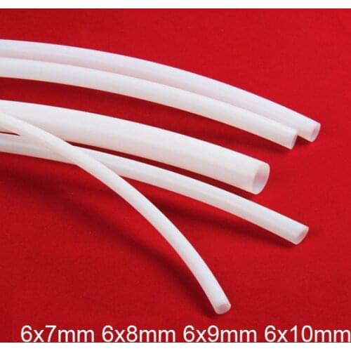 6x7mm 6x8mm 6x9mm 6x10mm 6mm Ptfe tube ptfe F4 hose polytetrafluoroethylene tubing acid base Oil resistant corrosion pipe 3d