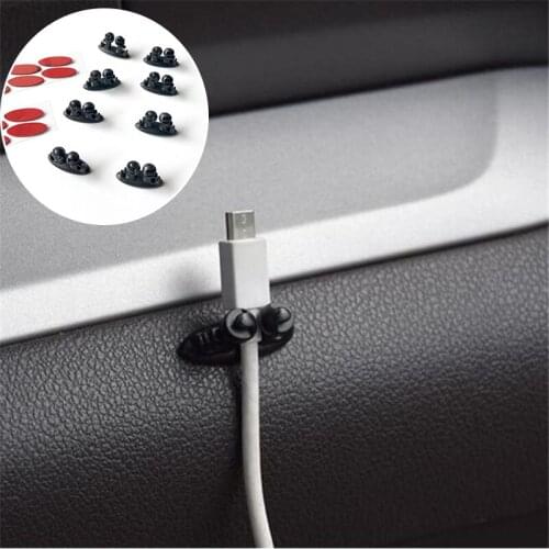 8pcs Car Wire Clip Stickers case for Volvo S40 S60 S80 S90 S40 XC60 XC90 V40 V60 V90 C30 XC40 XC70 V70