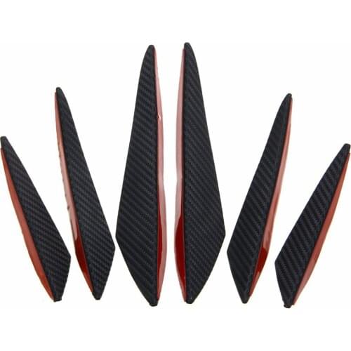 Car Modified Universal Small Enclosed Wind Knife Carbon Fiber Small Wind Knife Cc Filt Modified Spoiler Front Bar
