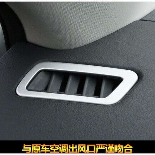 For Nissan Qashqai j11 2014 2015 2016 2017 2018 Chrome Dashboard Air Vent Trim Cover Bezel Interior Garnish Front Insert Frame