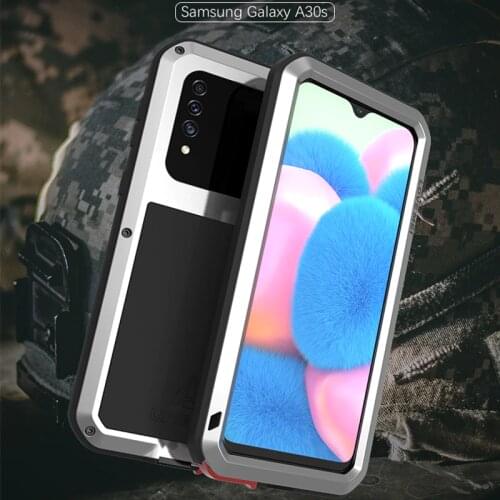 For Samsung Galaxy A30S Luxury Doom Armor Duty Shockproof Metal Aluminum Phone Cases For Samsung Galaxy S30s Luxury Metal