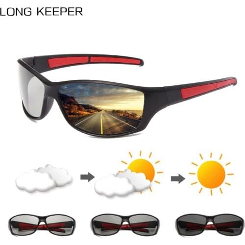 2020 New Photochromic Sunglasses Men Women Polarized Chameleon Change Color Glasses Male Outdoor Sport Driving Eyewear UV400