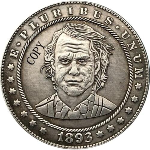 Hobo Nickel 1893-S USA Morgan Dollar COIN COPY Type 180