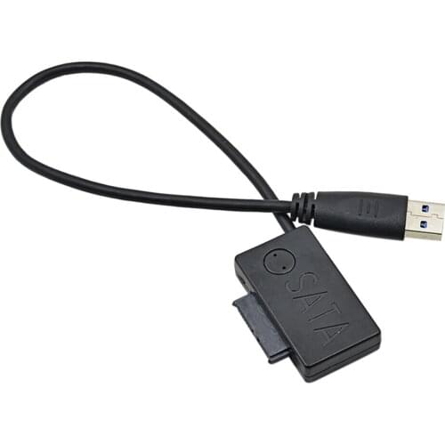 New Arrival USB 3.0 To 7+6 13 Pin SATA Cable HDD Hard Disk Adapter Cable With LED Indicator for Notebook Laptop PC