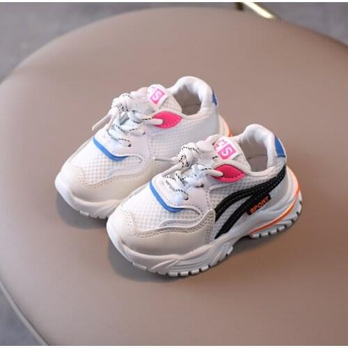Fashion Autumn Toddler Infant Kids Baby Girls Boys Mesh Breathable Sport Running Shoes Sneakers Comfortable Kids Shoes Sneakers