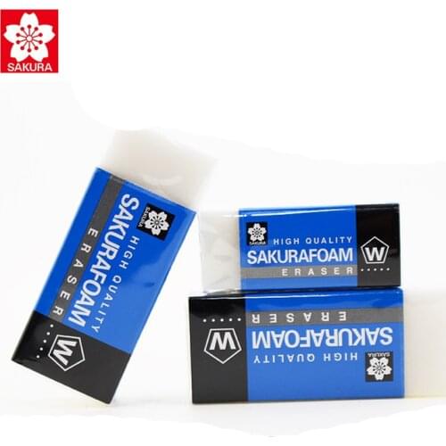 SAKURA XRFW Pencil Eraser Professional Sketch Painting Drawing Pencil Rubber High Polymer Art Supplies for school office