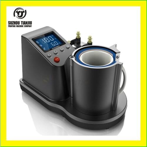 TJ Low Price Mini Pneumatic Baking Cup Machine mug heat transfer machine ST-110 280W 110V/220V