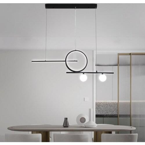 New Modern Led ceiling light For Diningroom Living room kitchen hanging lights luminaire suspendu black/white/Gold ceiling lamp