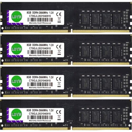 10PCS DDR4 4GB 8GB 16GB ram 2133MHz 2400MHz 2666MHZ 16GB 2666MHZ PC4 desktop memory DIMM support motherboard ram ddr4