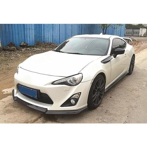 Fit For 13-15 Decorative 86 Bottom Line Carbon Fiber Small Lip Shovel Front Spoiler