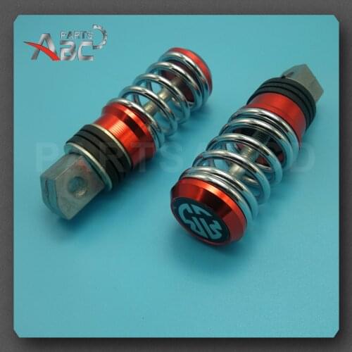 1 PAIR CNC Footrest Spring pedal Foot Rest Footpegs For Motorcycle Dirt Bike ATV