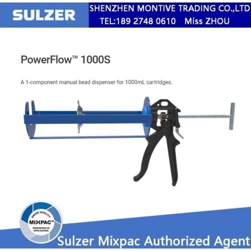 PowerFlow 1000S A 1-Component Manual Bead Dispenser For 1000mL Cartridges Save Pressure Industrial Gun Cartridge Sealant Durabl