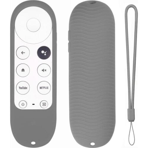 Silicone Case for Chromecast with Google TV Remote Control Shockproof and Dust-proof Case for Google Chromecast Soft Sleeve