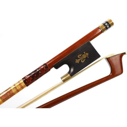 Violin Bow 4/4 brazilwood ebony frog Good balance Natural Horsetail#B15