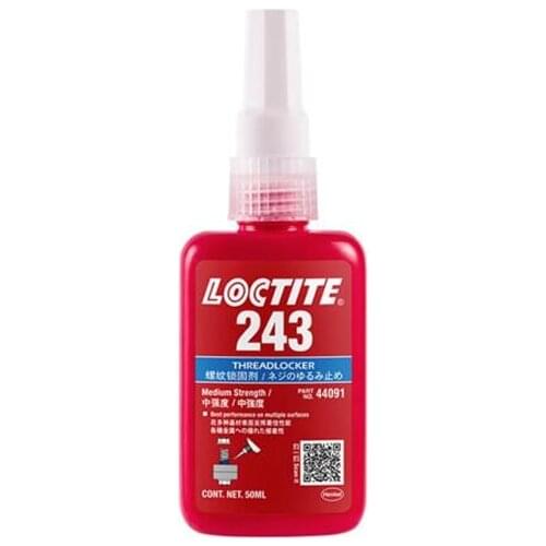 50ml loctite screw adhesive 243 anaerobic super glue high strength anti-loose anti-slip seal thread lock
