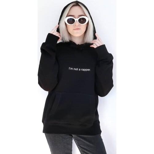 I"m not a rapper fashion hoodie Sweatshirt Kendal Jenner Tumblr Inspired Sweatshirt Pale Pastel Grunge Aesthetic 90s