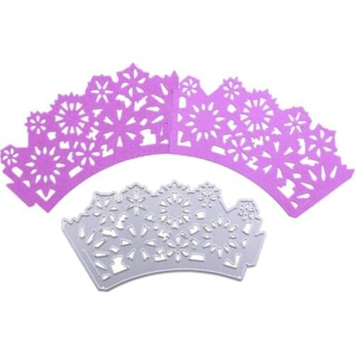 YLCD1573 Flower Cake Frame Metal Cutting Dies For Scrapbooking Stencils DIY Album Cards Decoration Embossing Folder Die Cuts New