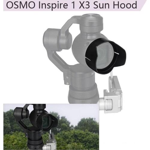 Protective Lens cap Sun Hood Sunshade for DJI OSMO Inspire 1 X3 Handheld Gimbal Camera Spare Part Drone Filter Cover Accessories